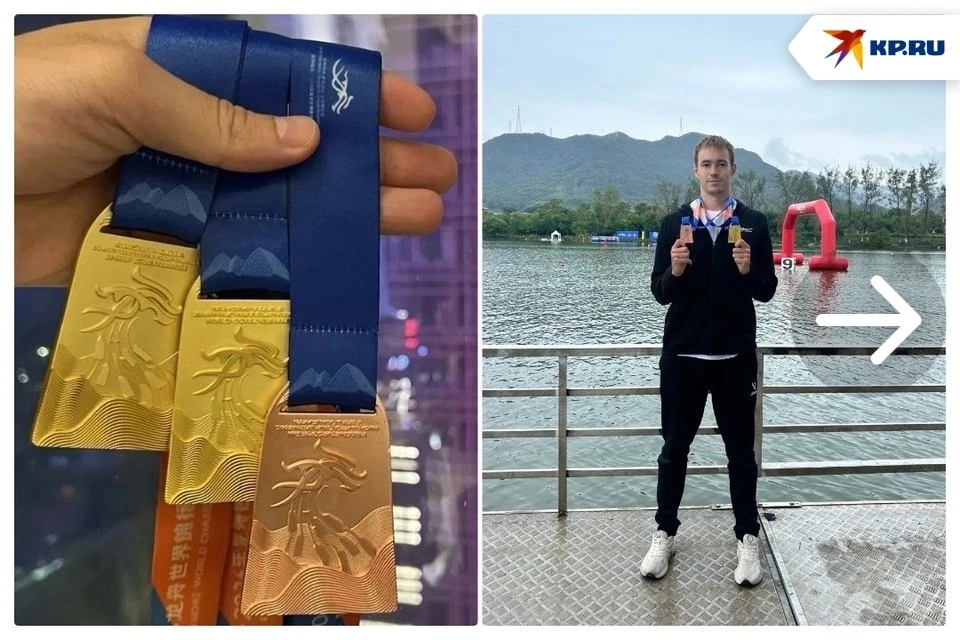 Гребец из Батайска Владимир Дубровин взял два золота и бронзу на чемпионате мира по гре...