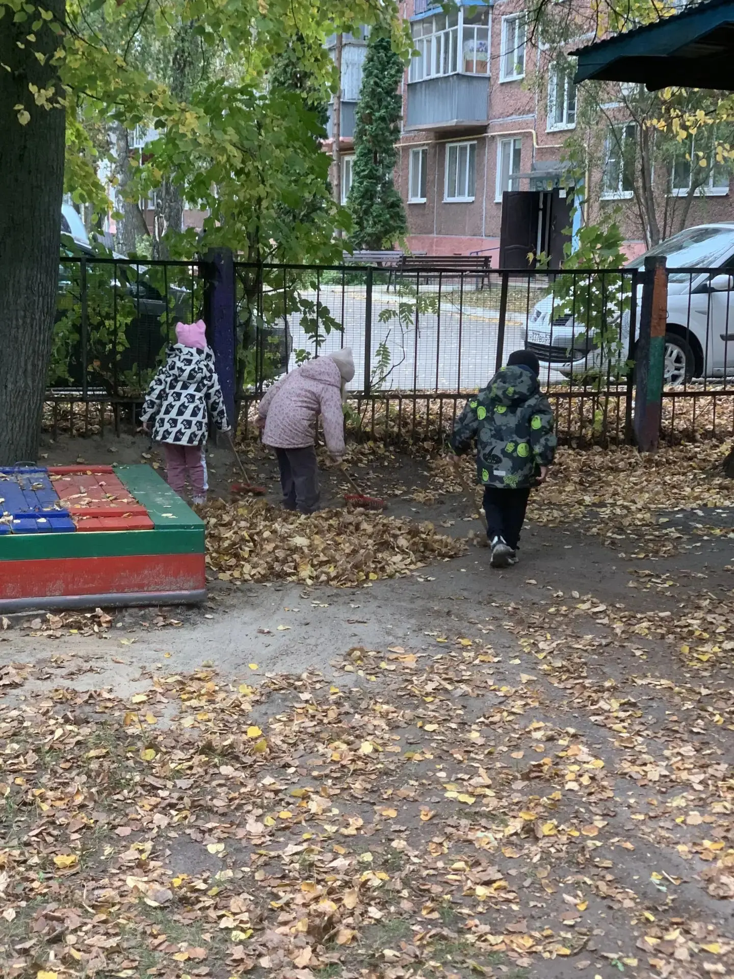 🍂 Трудовой десант в действии!