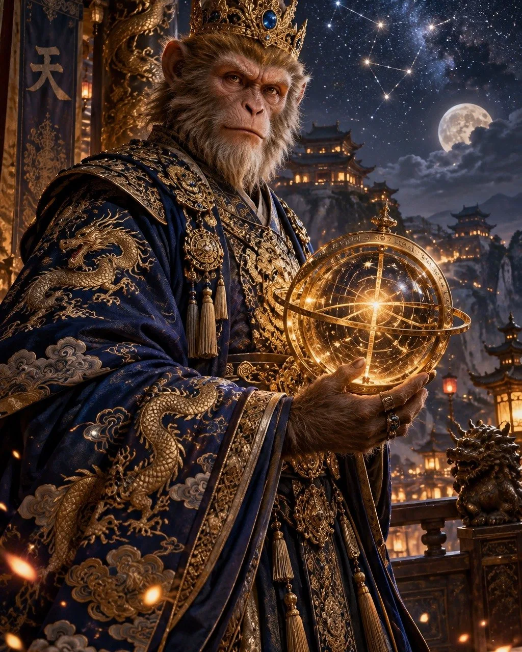 🌌 На трон восходит Огненная Обезьяна: Императорский прогноз на 16 октября 2026 года 🐒🔥