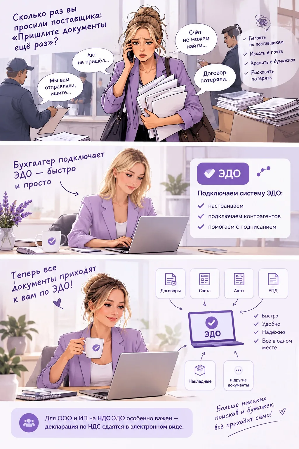 Зачем предпринимателю ЭДО? 📲