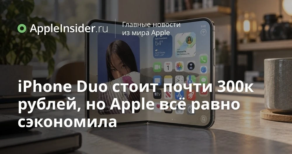 iPhone Duo: стоит ли первый складной айфон своих денег и чем он жертвует ради гибкого э...