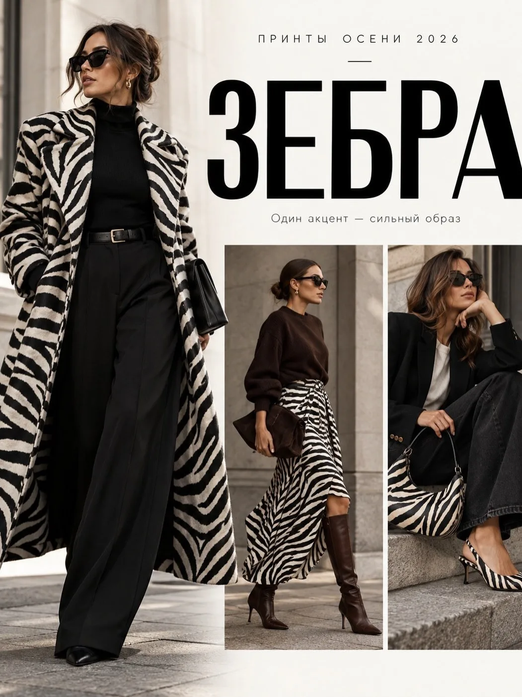 Главные принты сезона 🦓