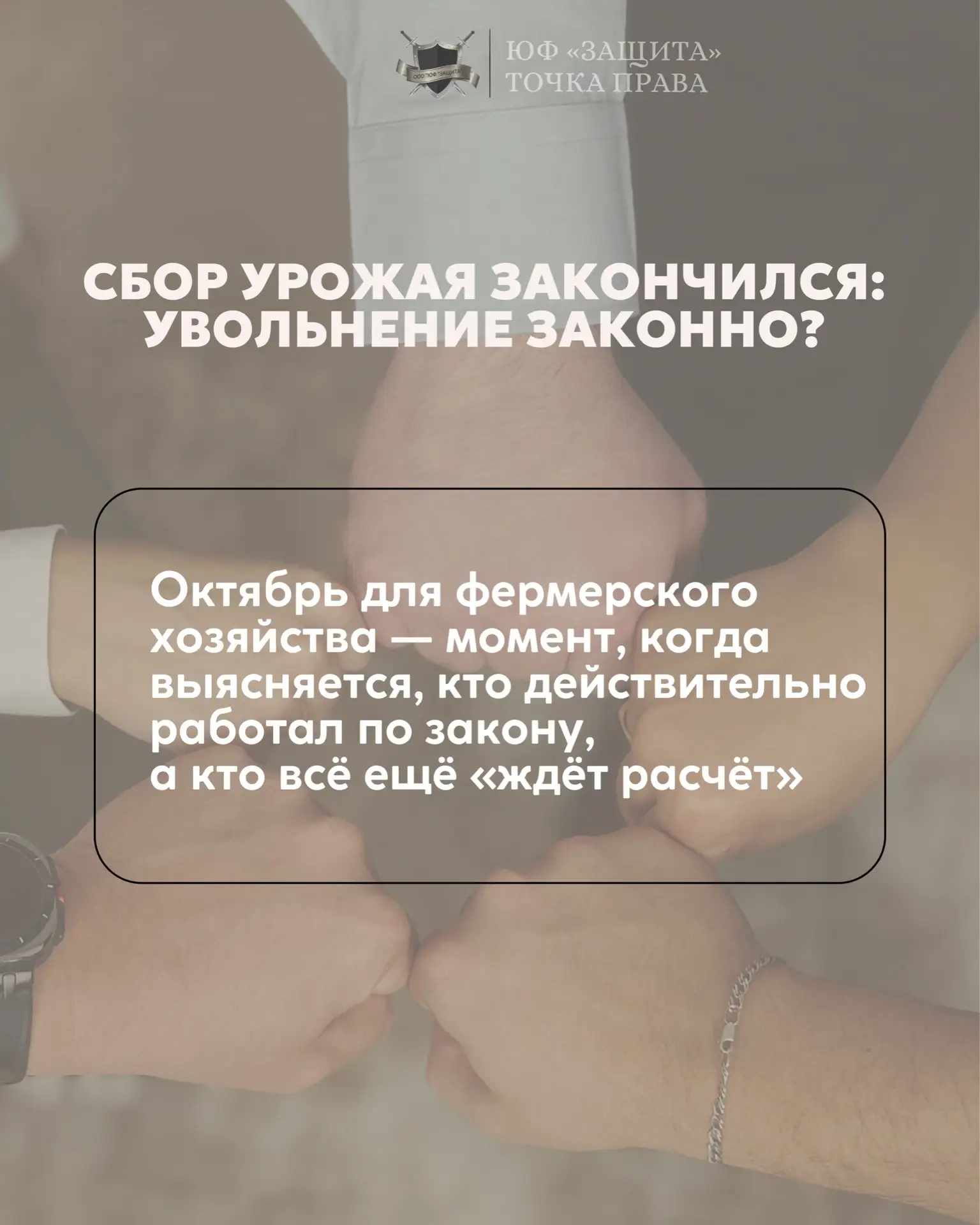 Сезон завершился, а вместо трудового договора остались обещания, устные договорённости ...