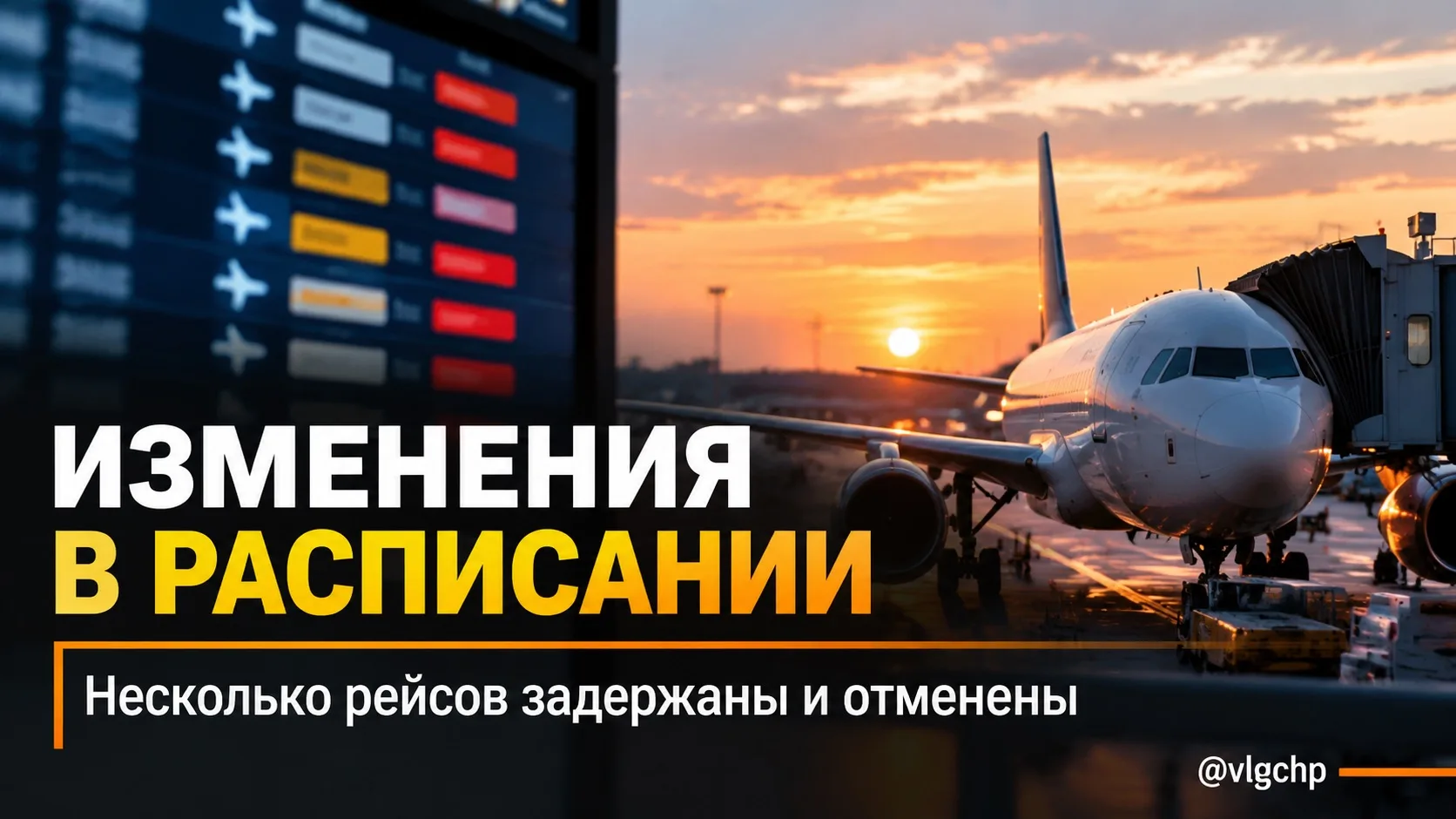 ✈️ В аэропорту Волгограда — задержки и отмены рейсов