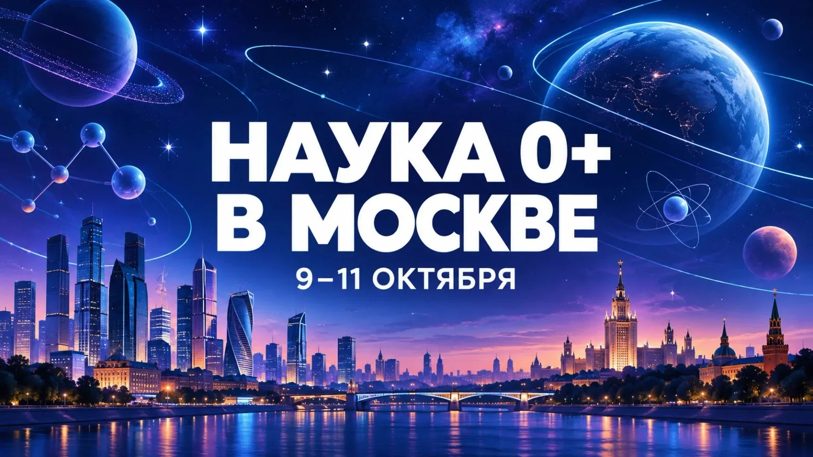 «НАУКА 0+» в Москве: 10 площадок, куда сходить с детьми 9–11 октября