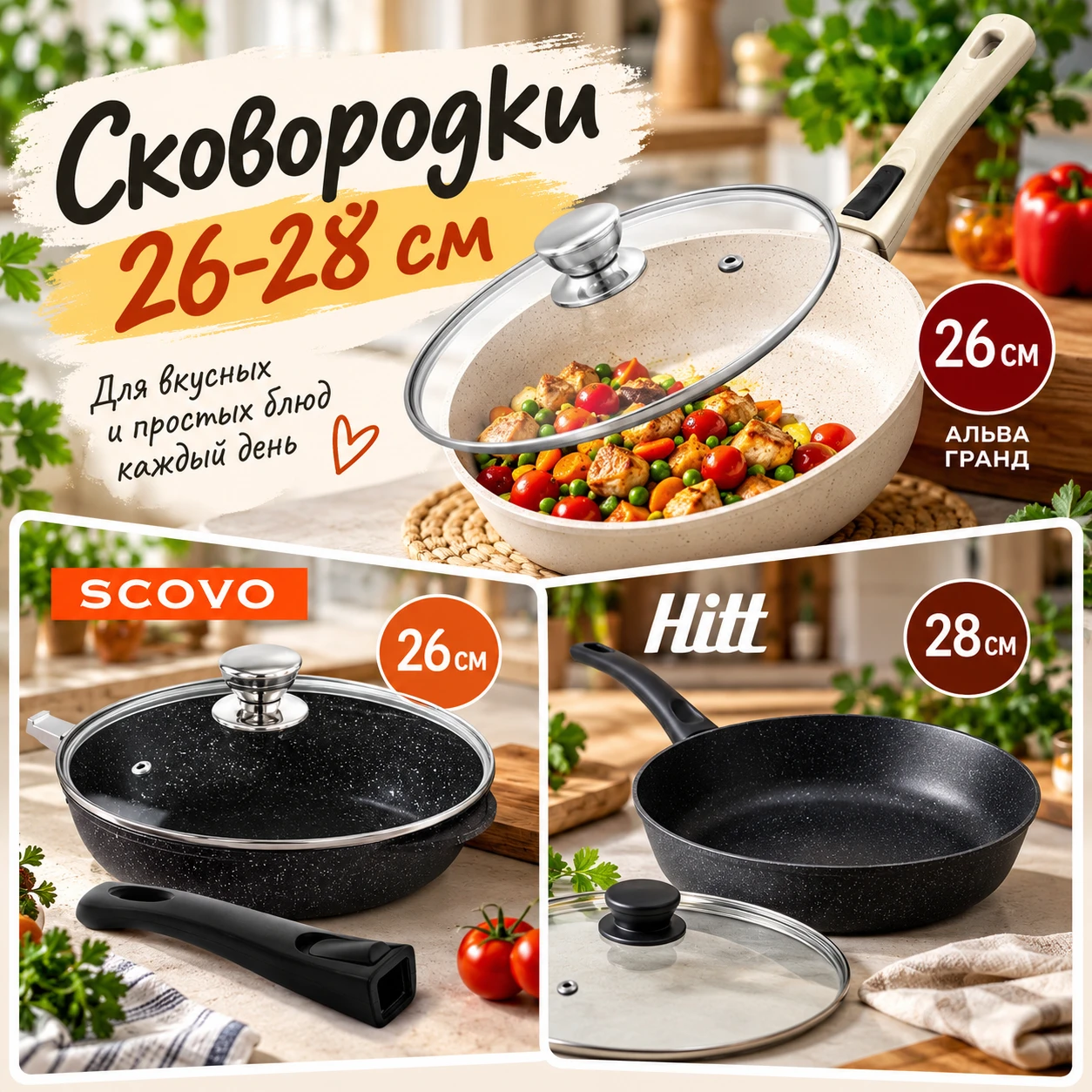 Дамы, вперёд! За сковородками!