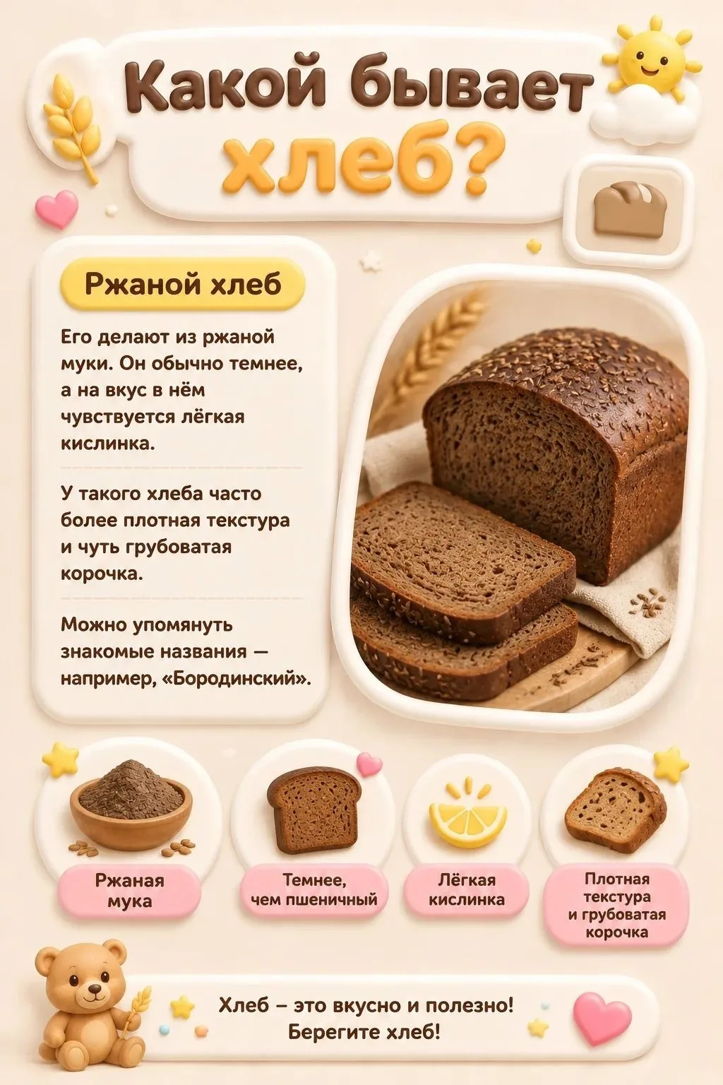 🍞Сегодня, 16 октября, мы празднуем Всемирный день хлеба!