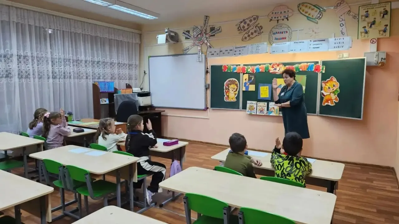 Каждую среду у нас проходят занятия для будущих первоклассников — «Малышок»! 🎈