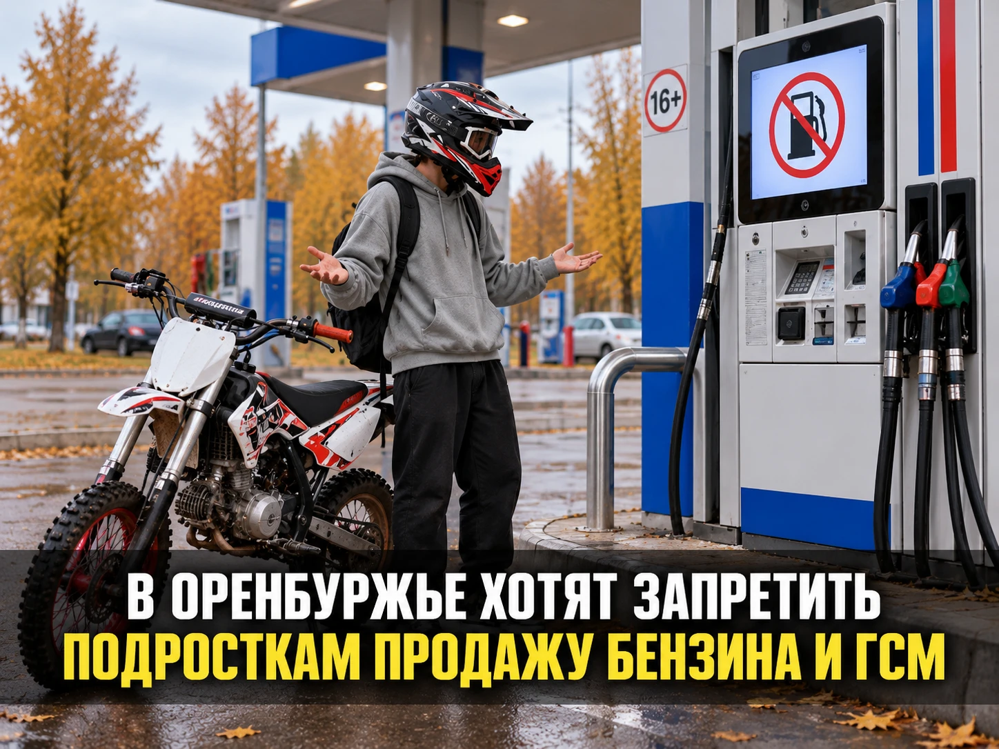 В ОРЕНБУРЖЬЕ ХОТЯТ ЗАПРЕТИТЬ ПОДРОСТКАМ ПРОДАЖУ БЕНЗИНА И ГСМ