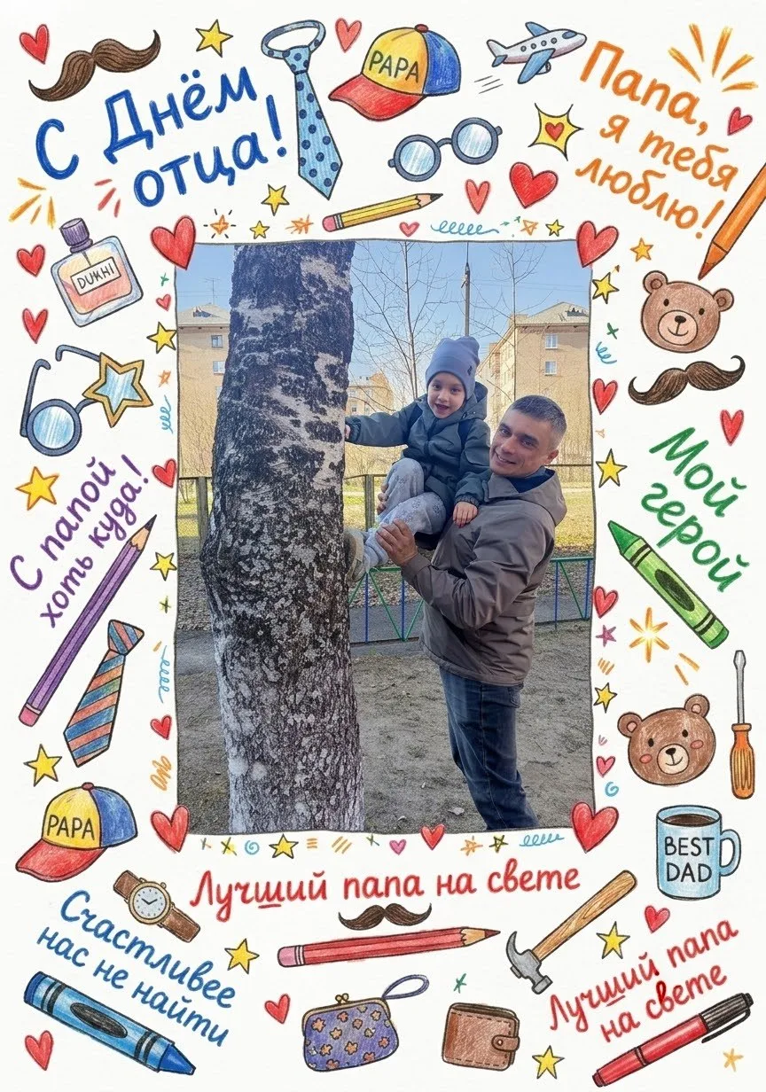 📸 Фотомарафон "Папа в объективе и я❤️"