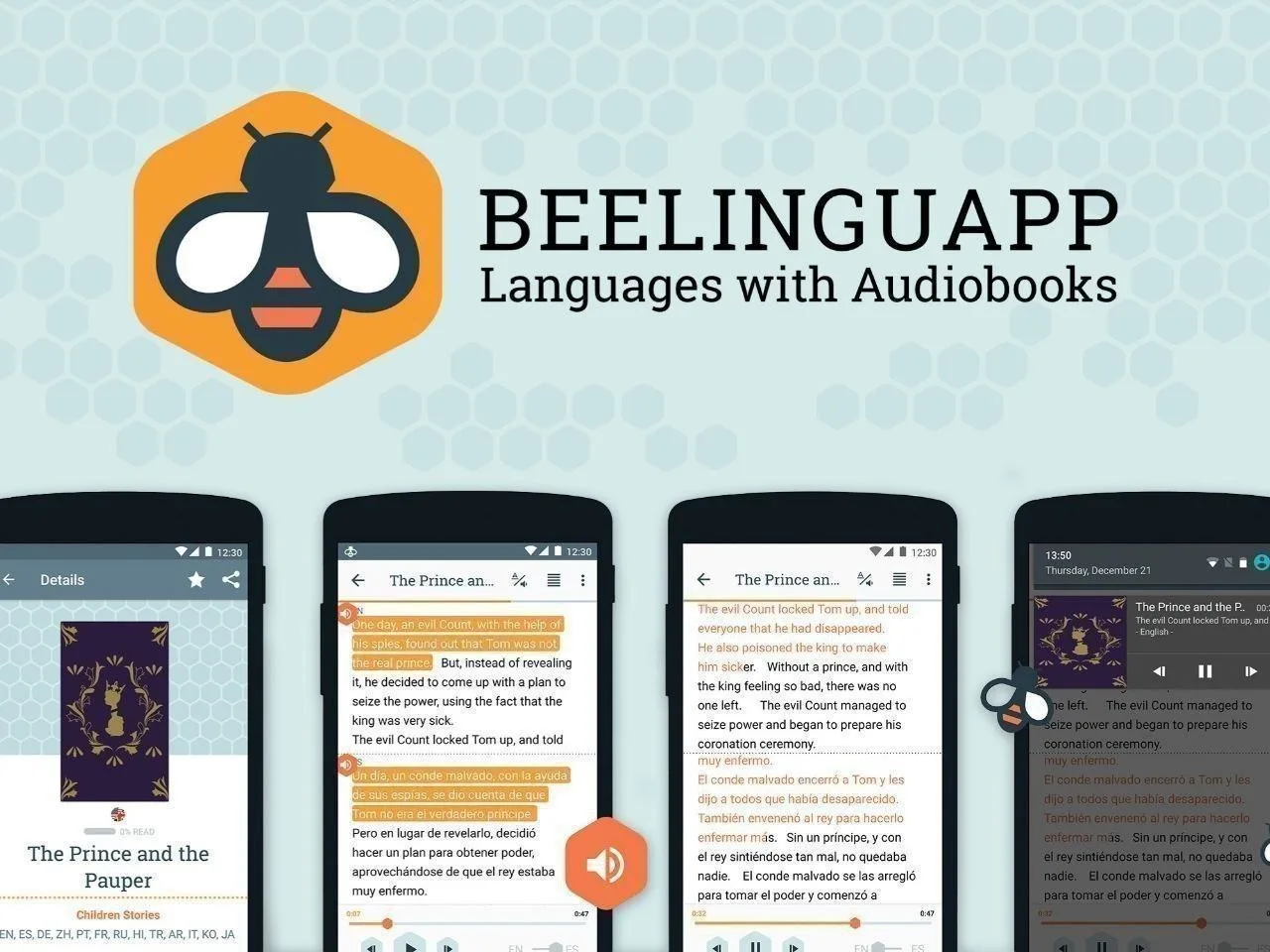 🐝 Beelinguapp — учите языки легко