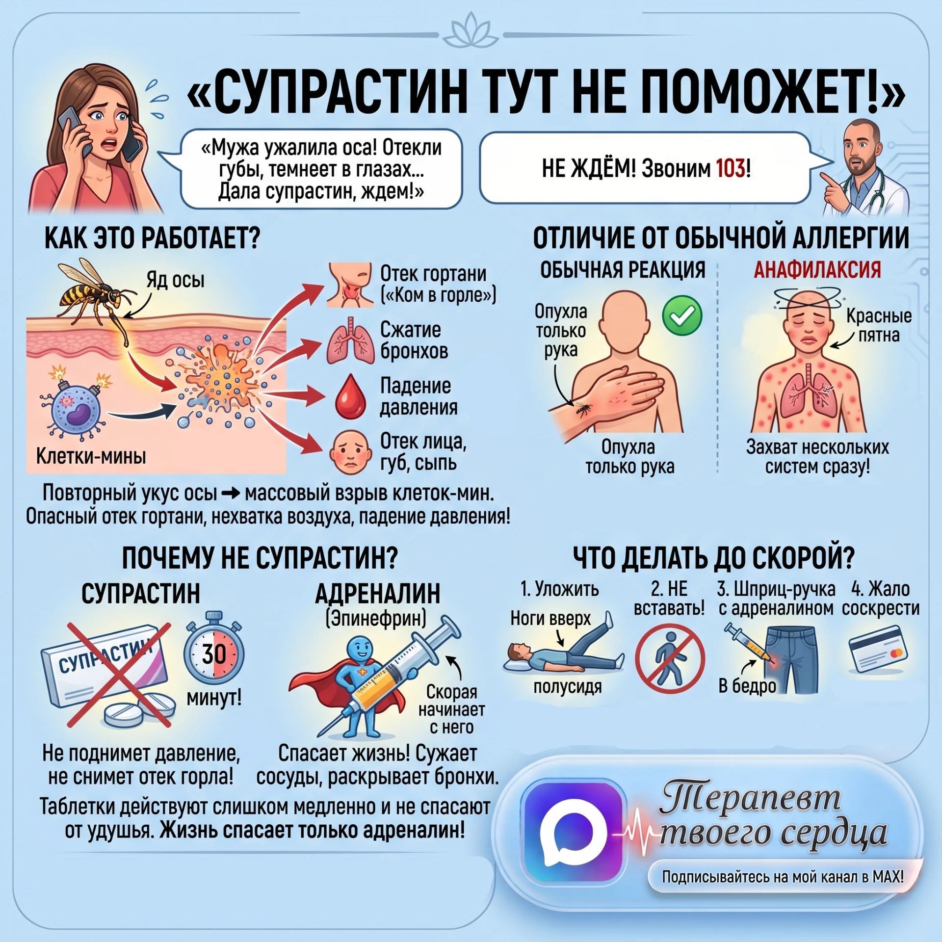 Супрастин тут не поможет