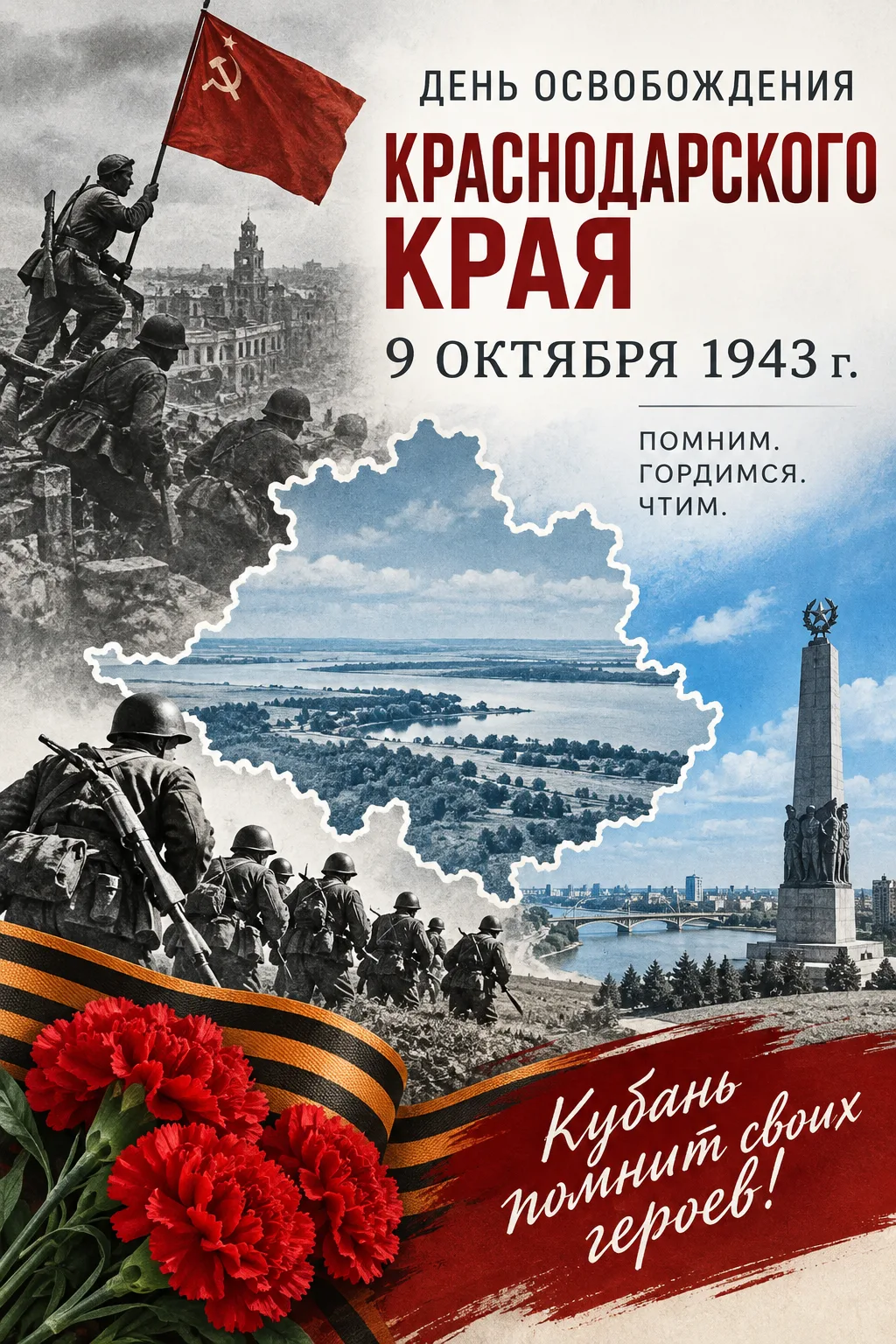 🕊️ 9 октября — важная дата для каждого жителя Кубани.