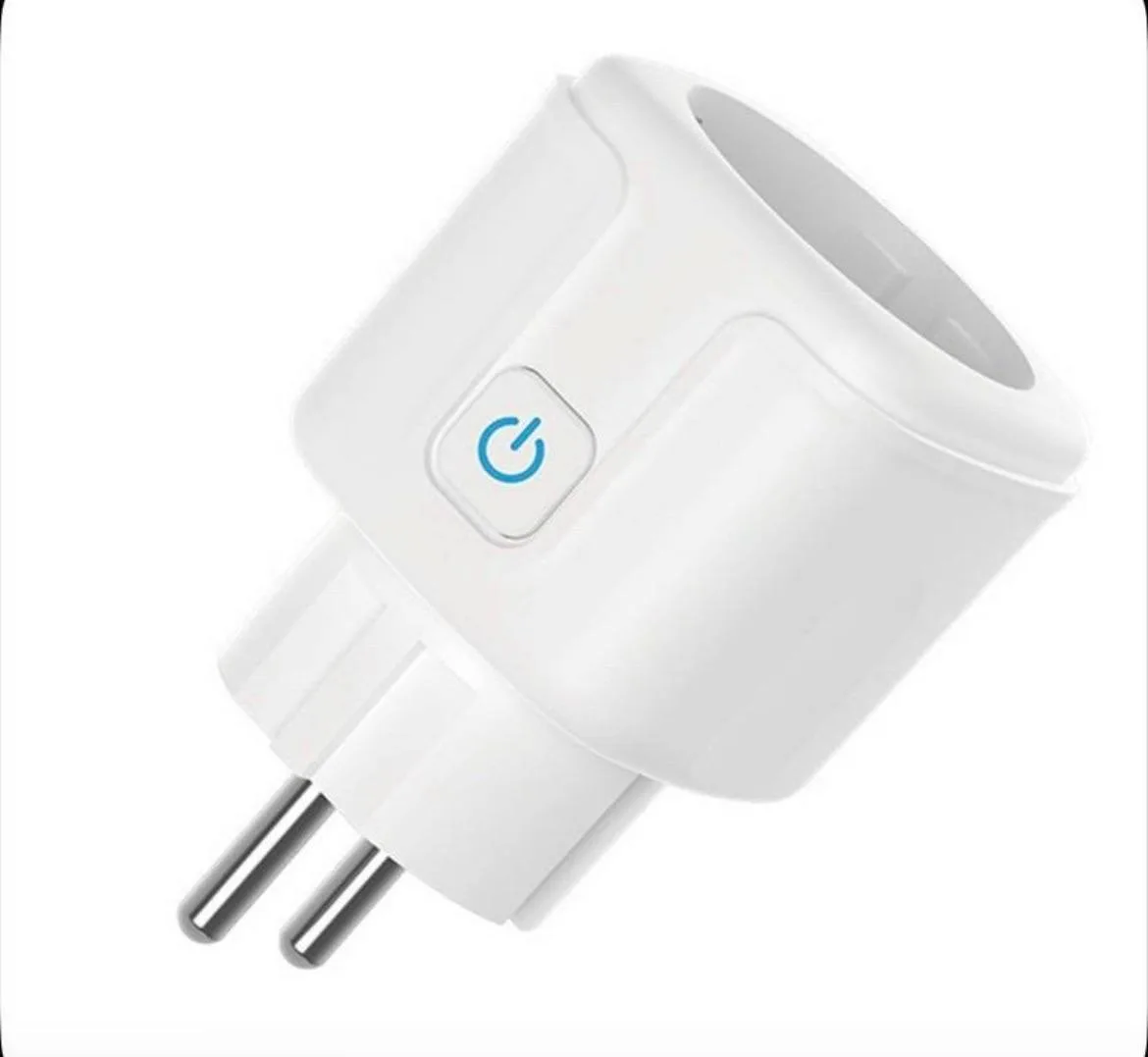 Умная Розетка Tuya WiFi Bluetooth 16A С Монитором Питания И Выключателем, Вилка EU