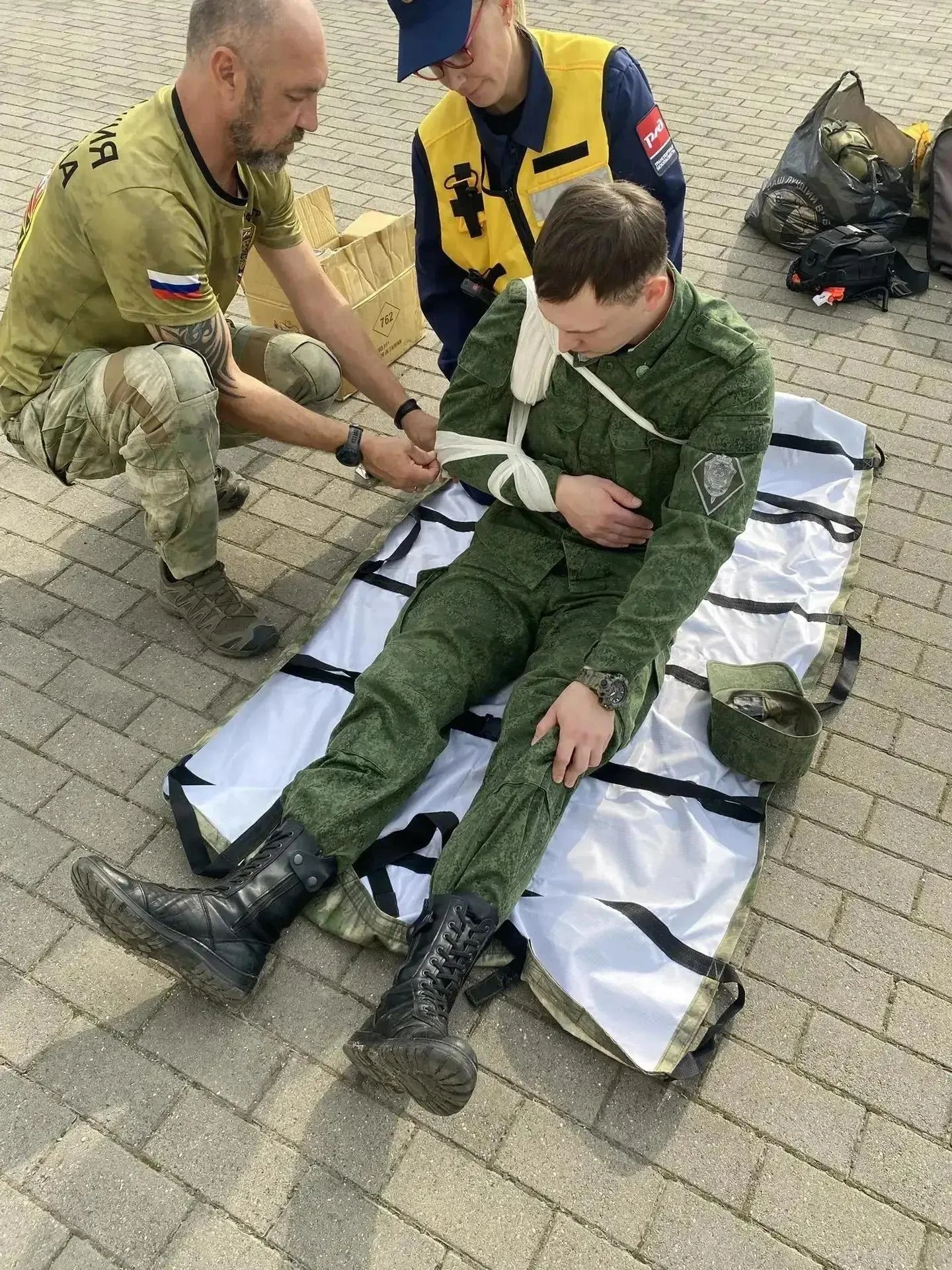 💪 В Темрюкском районе продолжаются занятия по тактической медицине