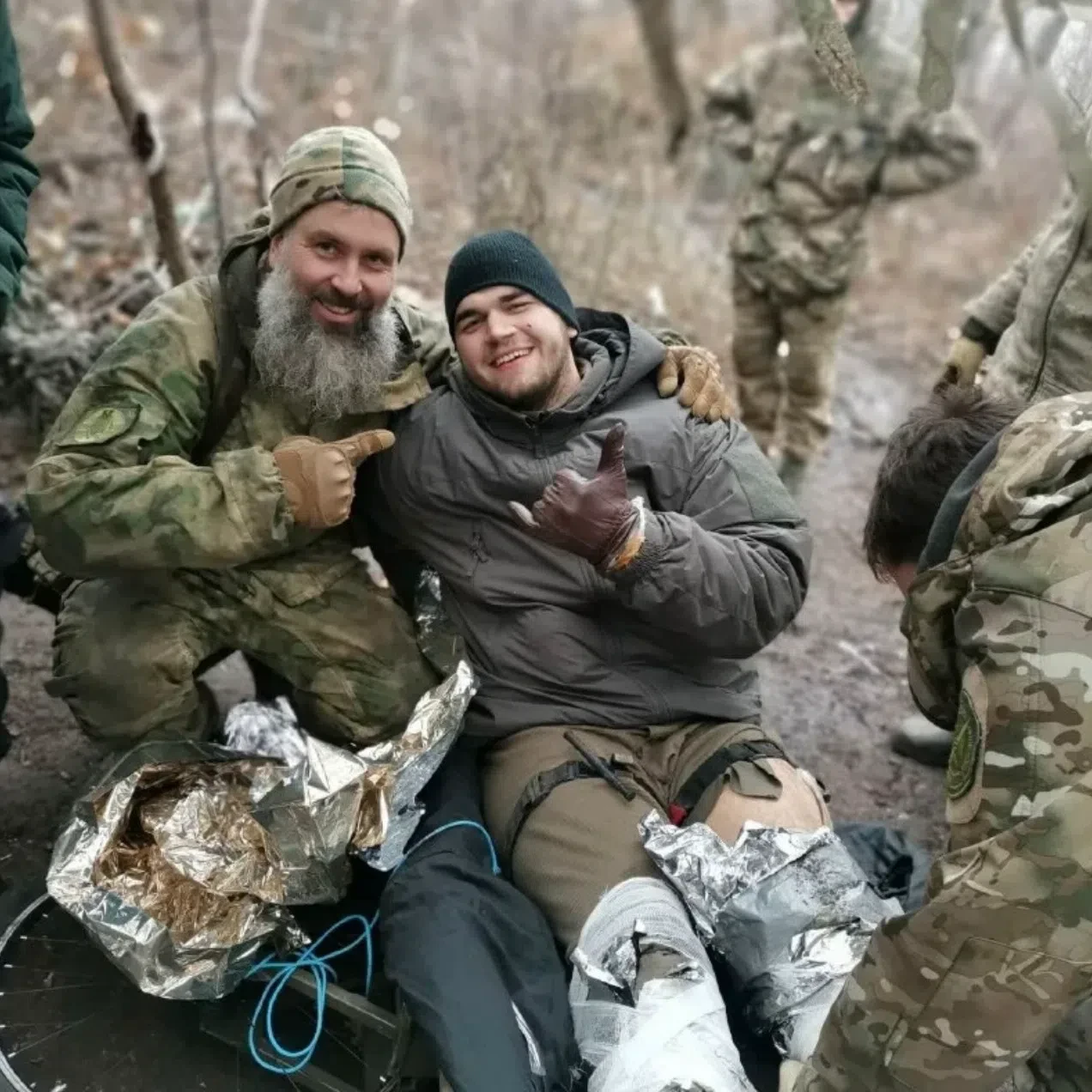 Попали в мясорубку. Бились до конца. Братья вовремя подошли на подмогу, боевую задачу в...