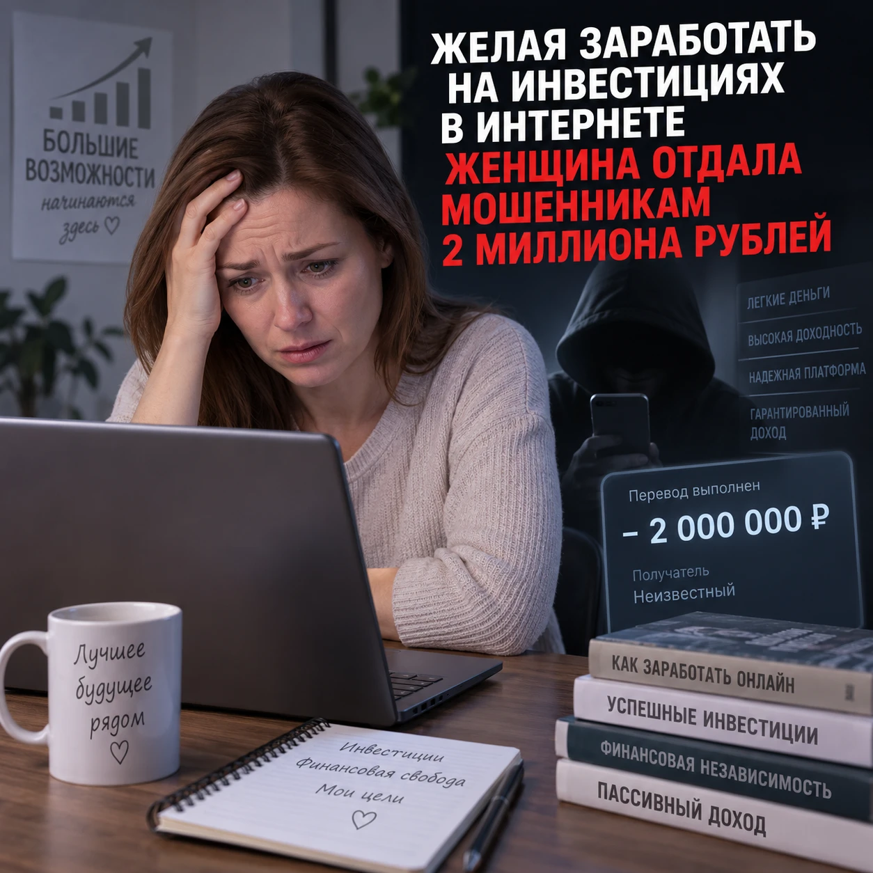 Желание заработать на инвестициях привело жительницу Иркутска к потере 2 млн рублей