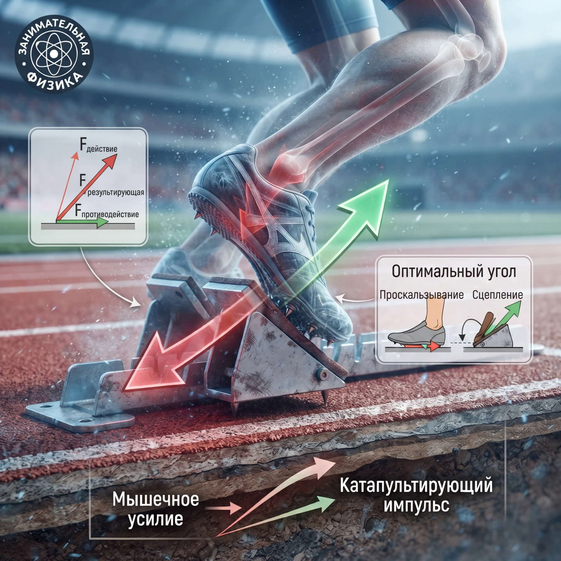 🏃‍♂️ Почему профессиональные бегуны на короткие дистанции используют стартовые колодки?