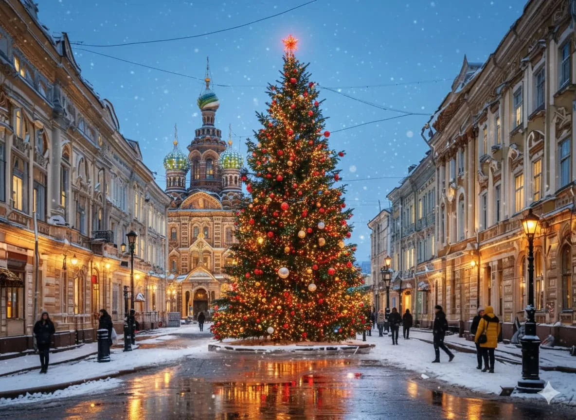 Новогодний🎄 Санкт Петербург