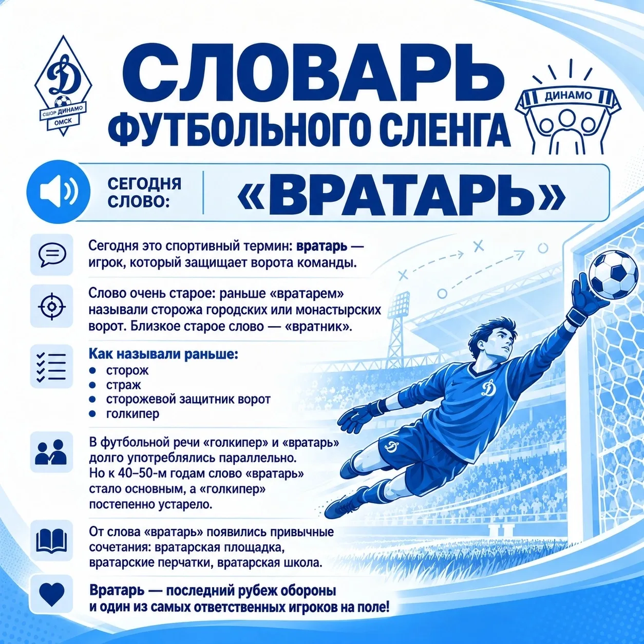 ✅⚽ Рубрика «Футбольный словарь» продолжается!