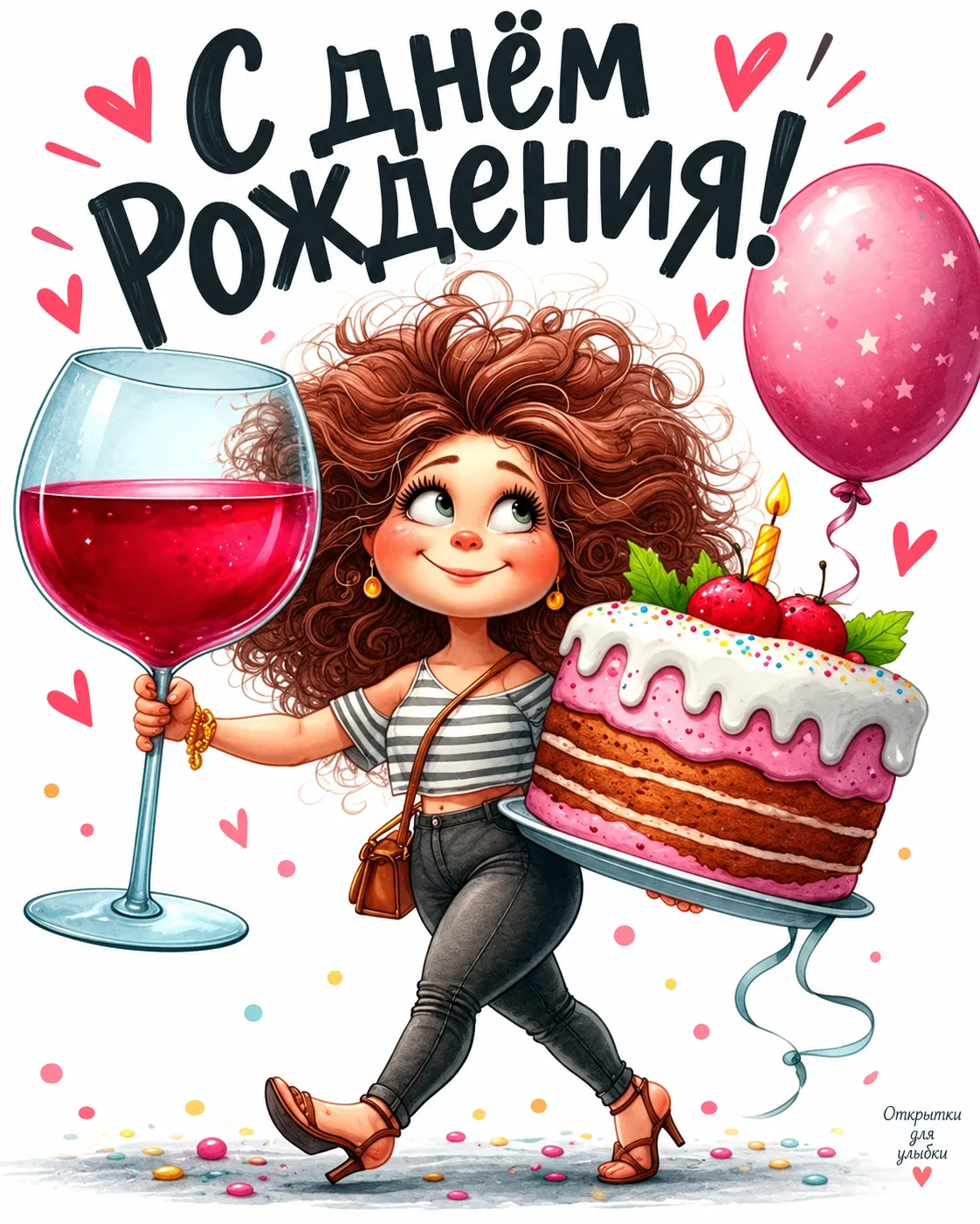 🎂 Пусть жизнь будет щедрой на радости, а каждый новый год приносит ещё больше поводов ...