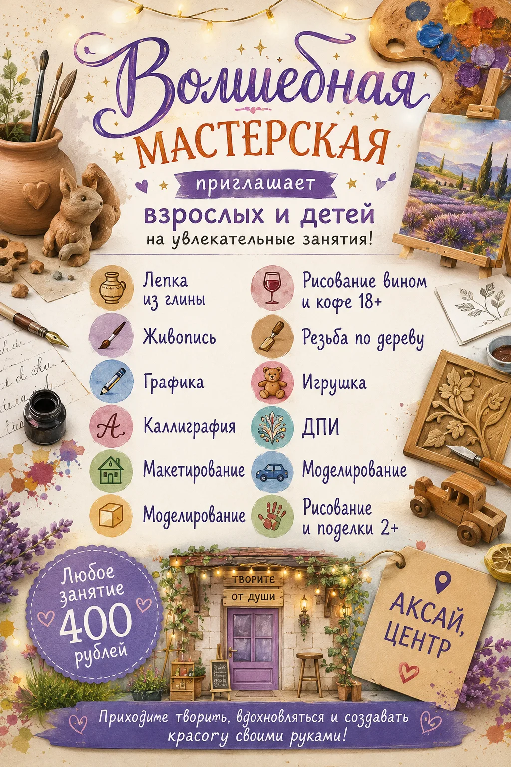 Приглашаем на увлекательные занятия☀