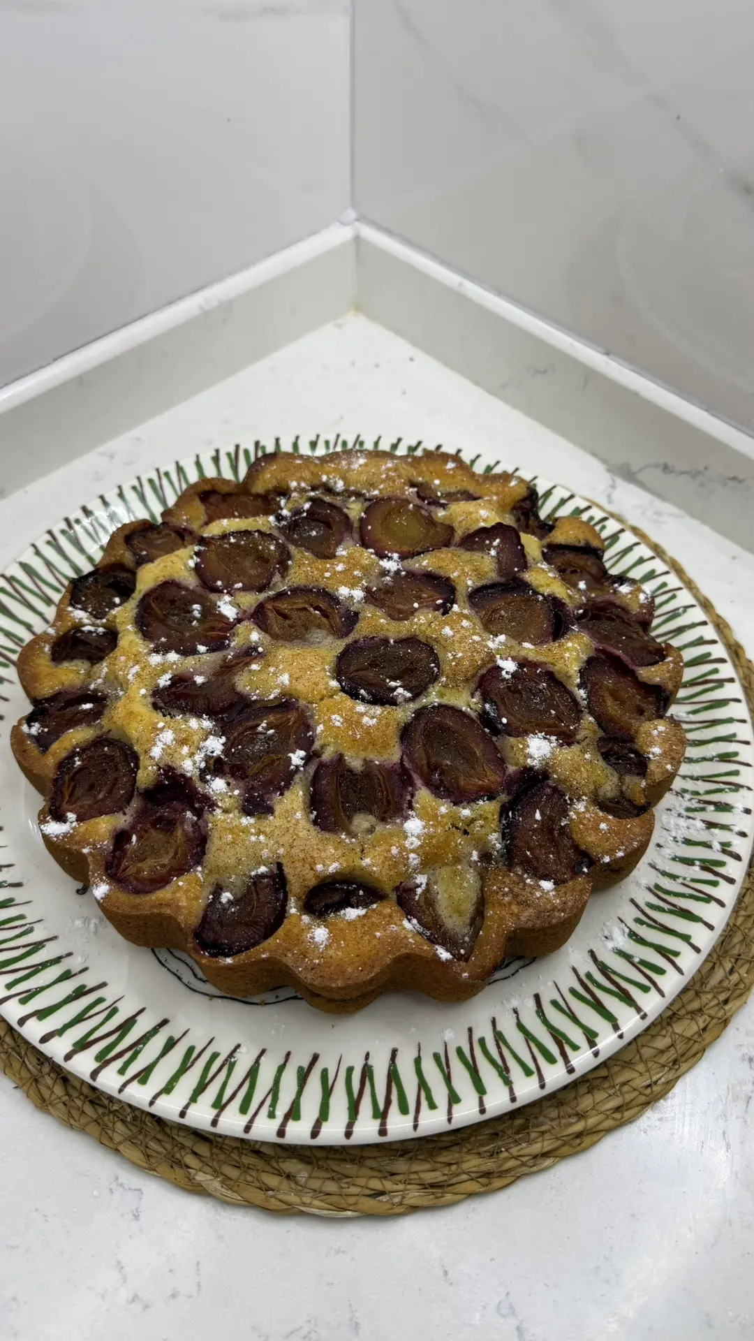 Сливовый  пирог 🥧