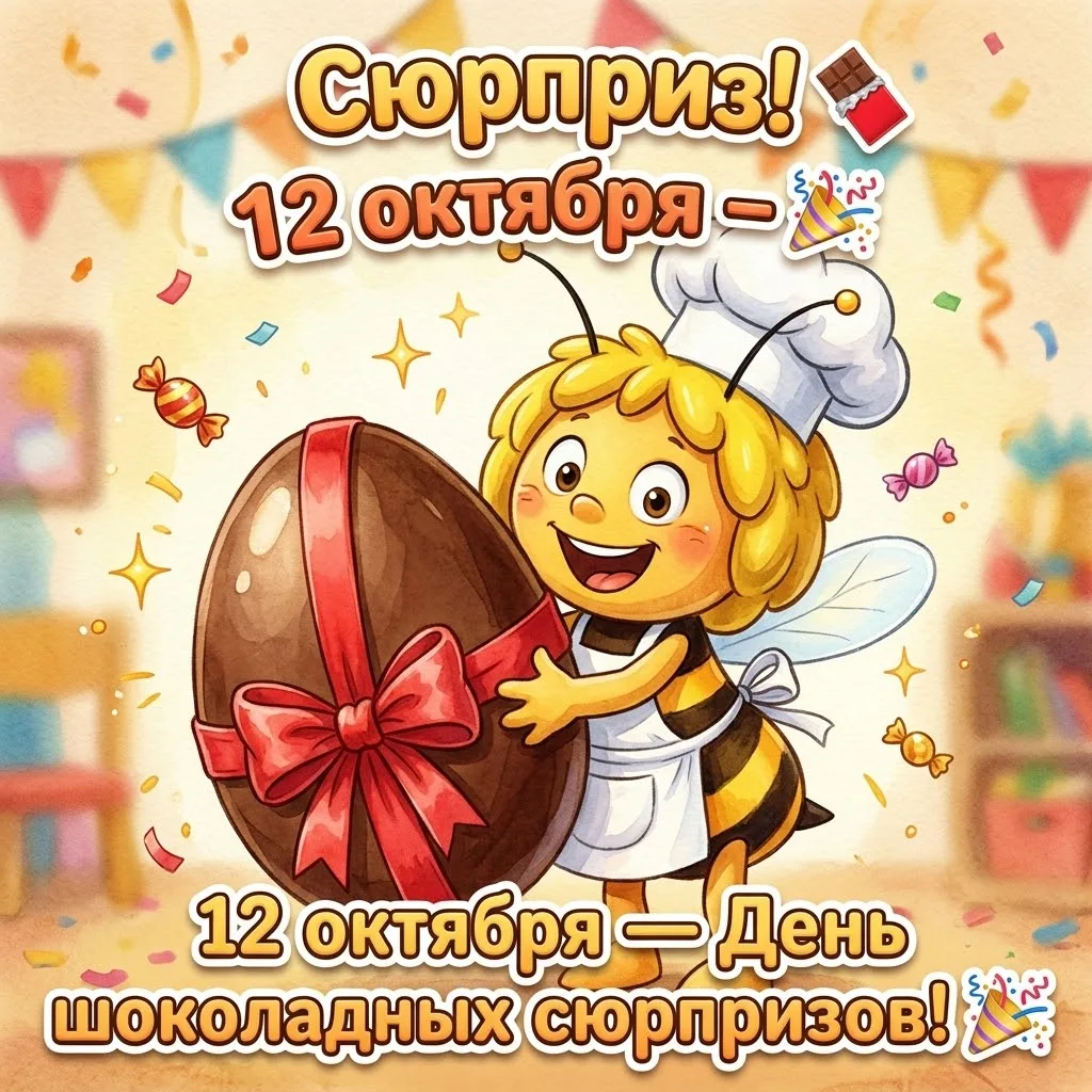 🍫 Сюрприз! А вы знали, что 12 октября отмечается самый сладкий и интригующий неофициал...
