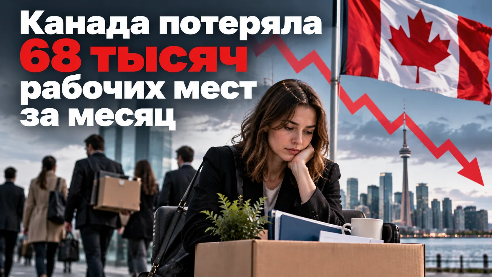 По данным Statistics Canada, в сентябре 2026 года занятость в Канаде сократилась на 68 ...