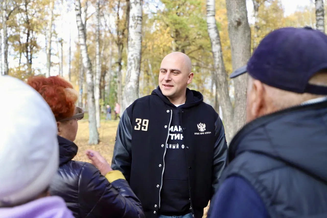 В Суворове познакомился с городским парком и встретился с активными жителями района