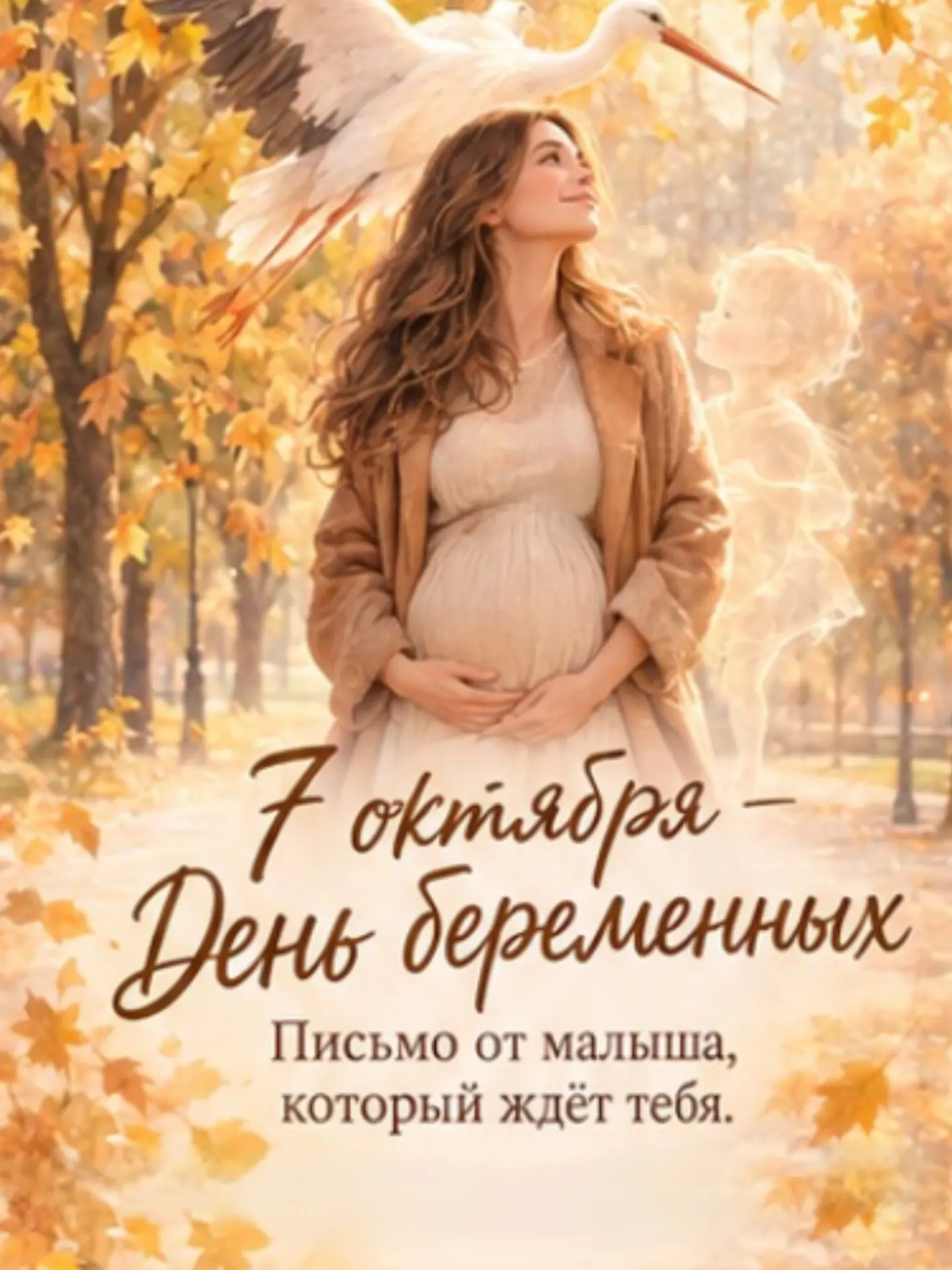 🤍 7 октября — День беременных