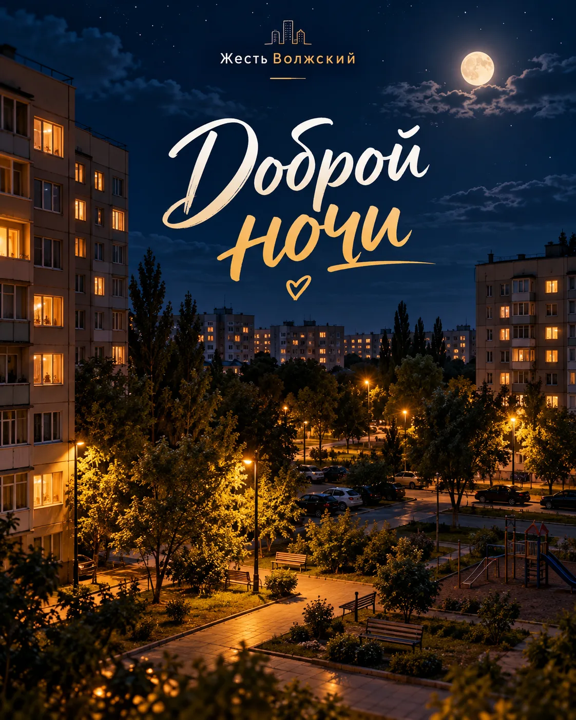 🌙 Доброй ночи, Волжский!
