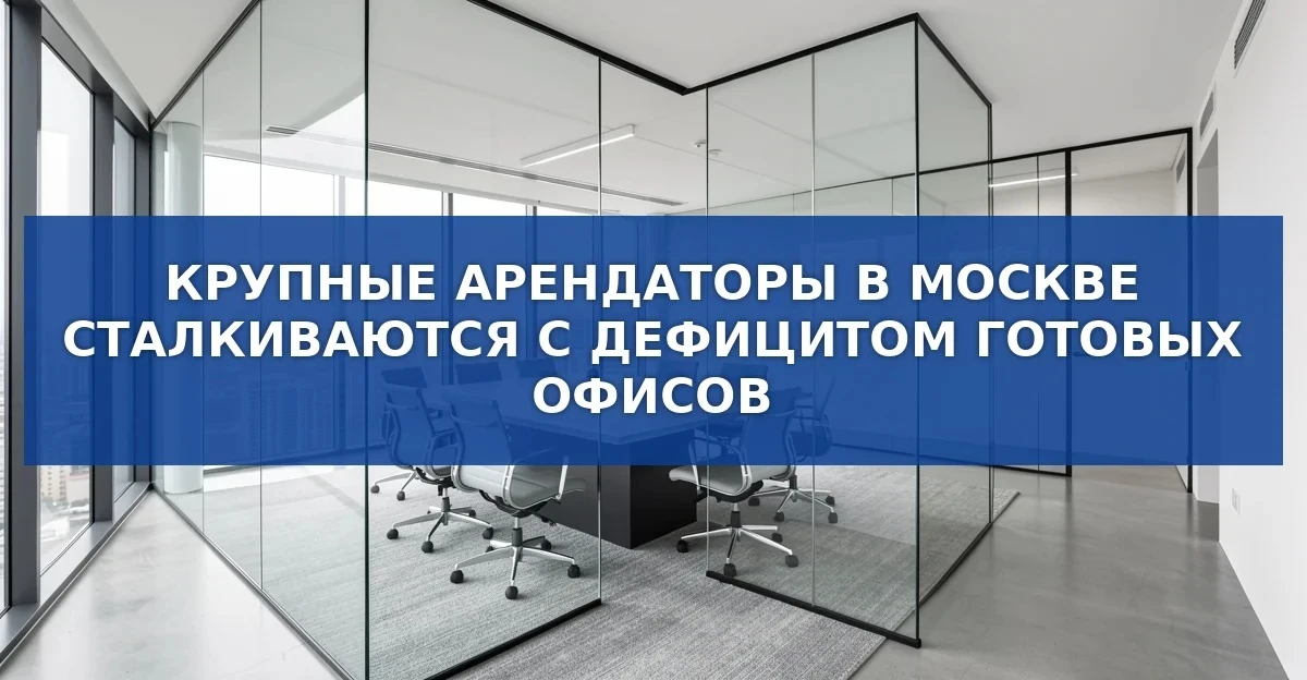 Крупные компании отказываются от офисов в Москве — дефицит готовых площадей
