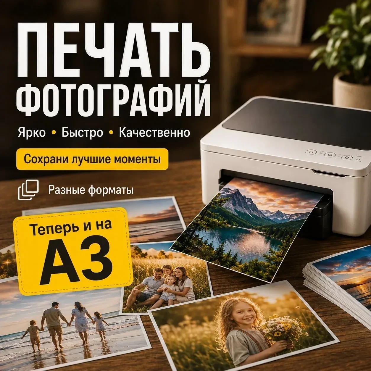 📸 Печатаем фотографии — теперь и в формате А3!