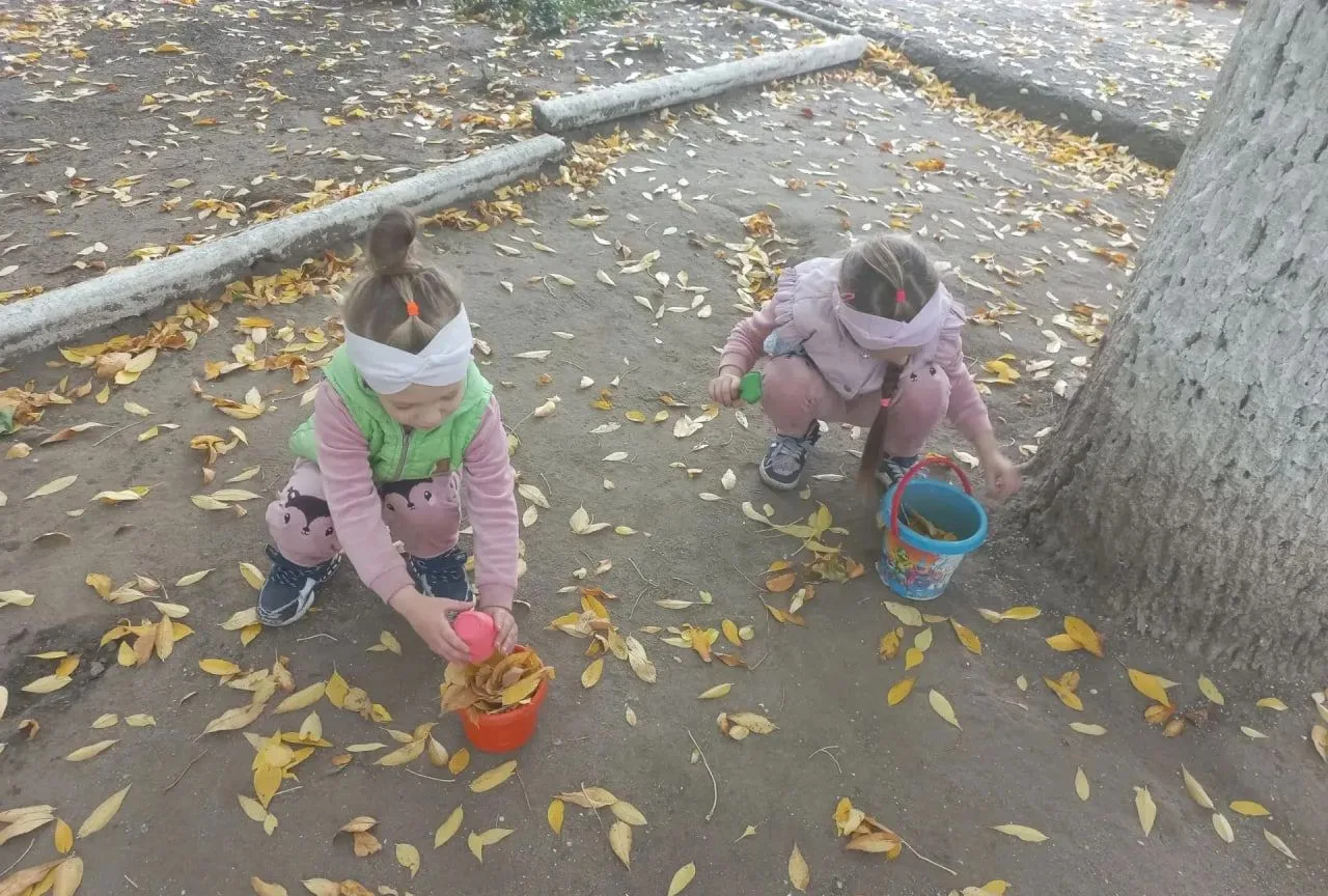 🍁Путешествие за листочками и мухоморчики своими руками