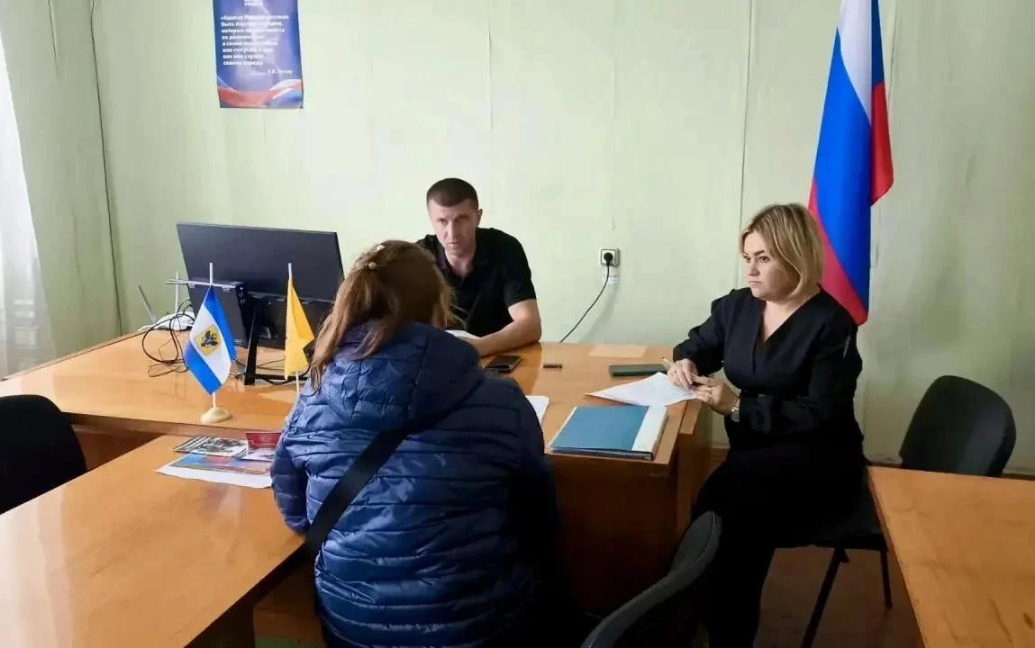 📍 В Приморском прошёл приём граждан