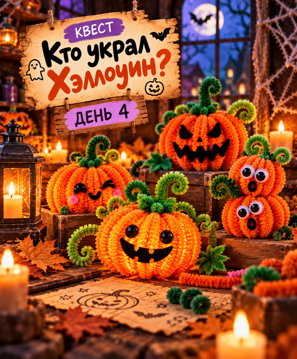 🎃 ДЕНЬ 4. ТЫКВЫ ПОТЕРЯЛИ УЛЫБКИ