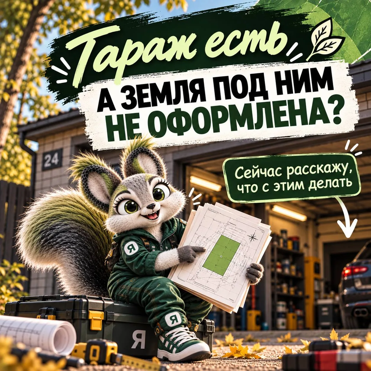 📄 Где и как в Надыме оформить земельный участок, на котором находится гараж?