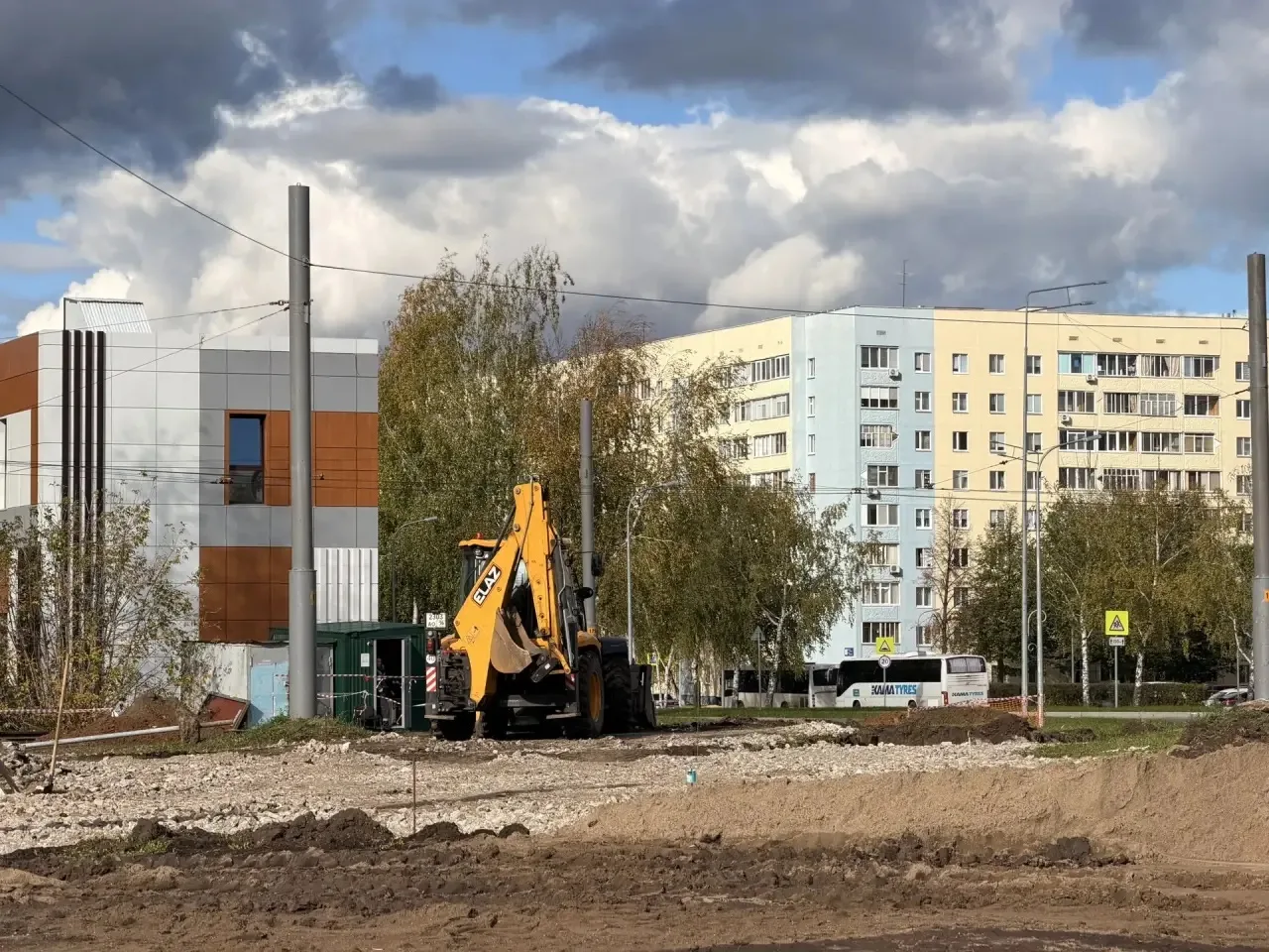 В Нижнекамске началось благоустройство сквера имени Николая Зеленова — первого директор...