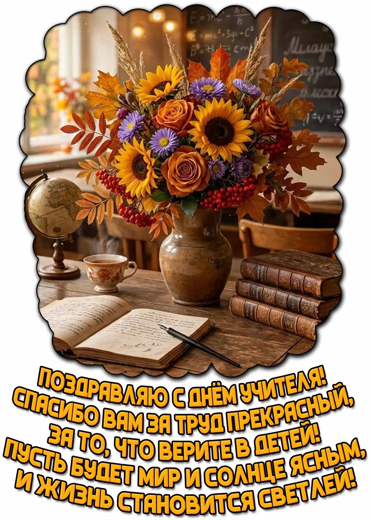 С Днём учителя! 🌟