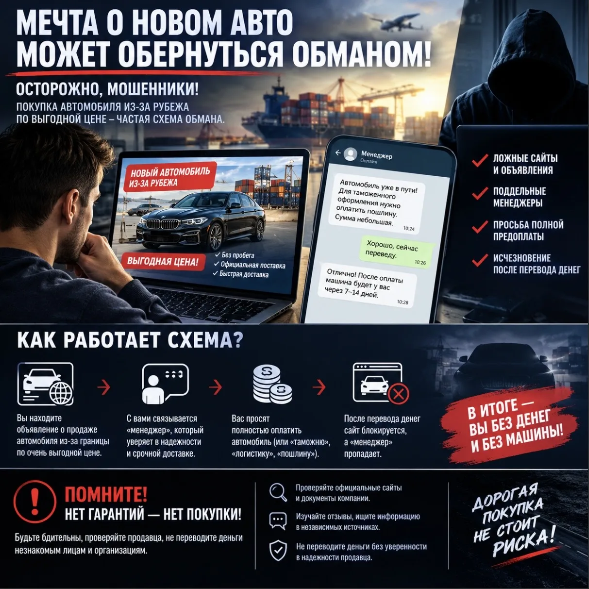 Осторожно! Мошенники ‼️
