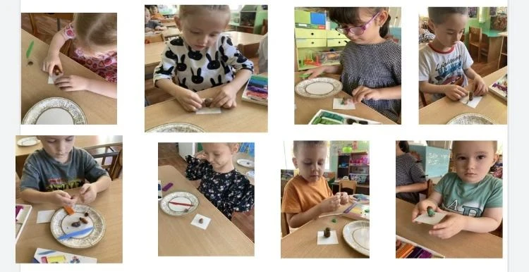 В нашей группе «Одуванчик» прошло замечательное занятие , поделки из природного материала.