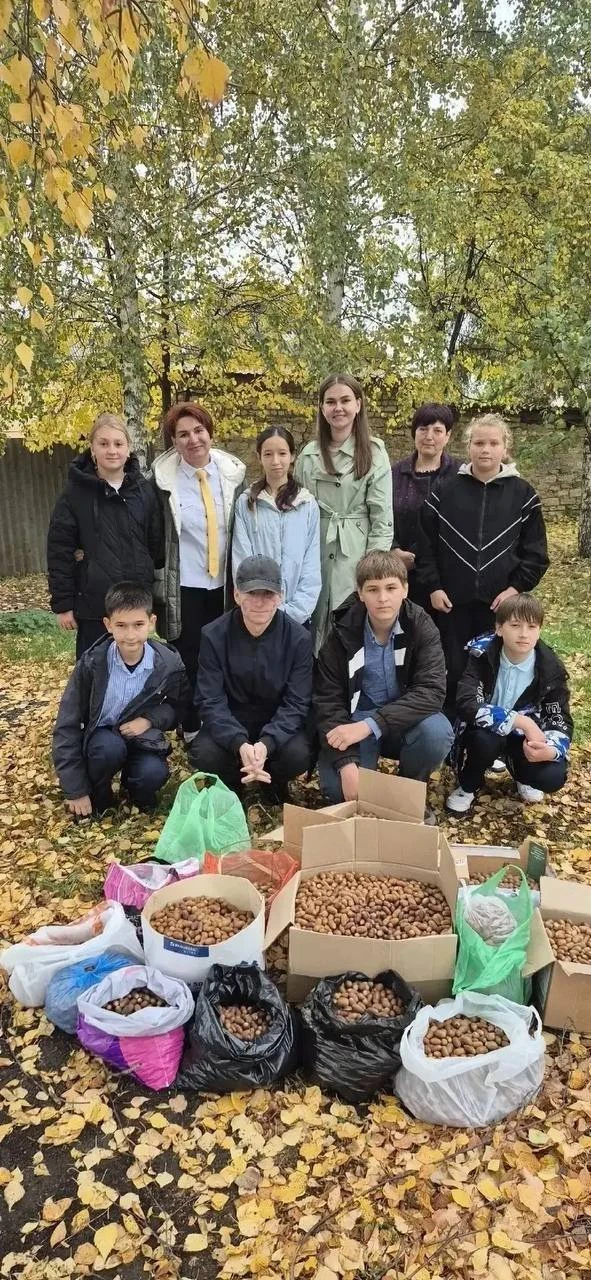 🔶 Школьники Ливенского района помогли лесам стать богаче