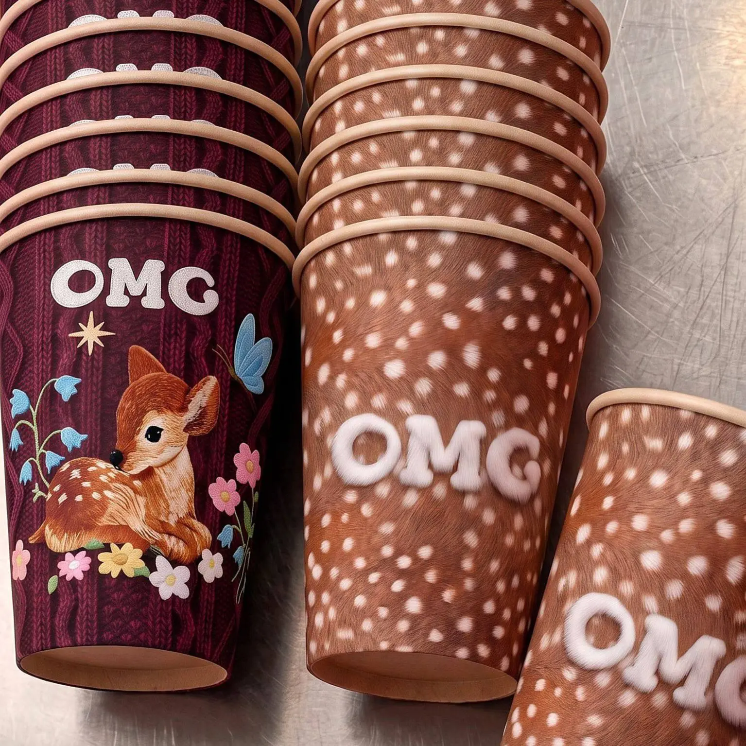 🦌 Вот такие стаканчики пообещали дропнуть OMG Coffee