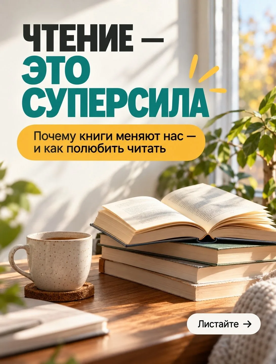 📚 Чтение — это суперсила. И мы готовы это доказать!
