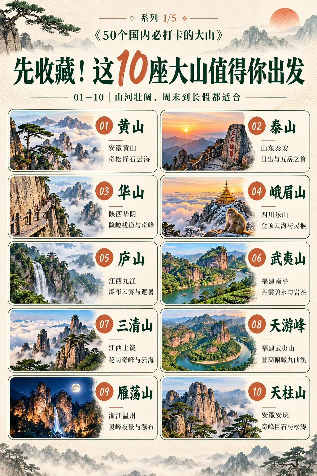 50 невероятных гор Китая, которые стоит посетить хотя бы раз в жизни ⛰️