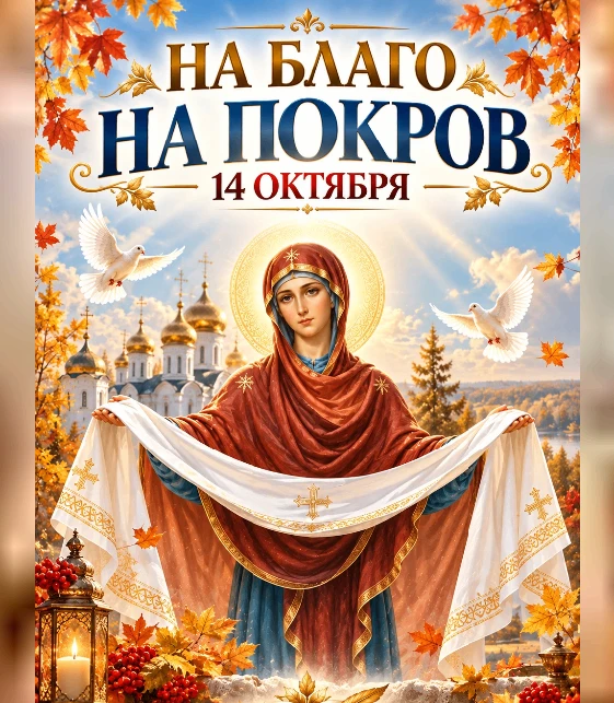 НА БЛАГО НА ПОКРОВ (14 ОКТЯБРЯ)🍂🙏🏻🕊️