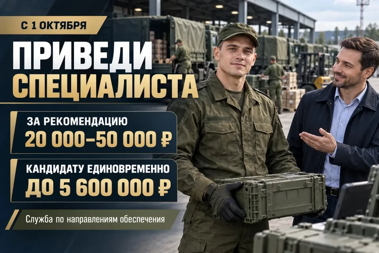 ⚡ С 1 октября действует программа «ПРИВЕДИ СПЕЦИАЛИСТА»