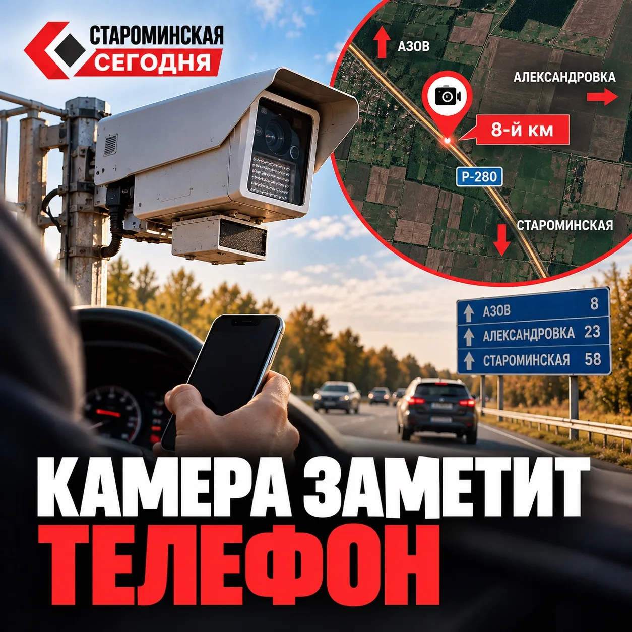 📸 Камера заметит телефон