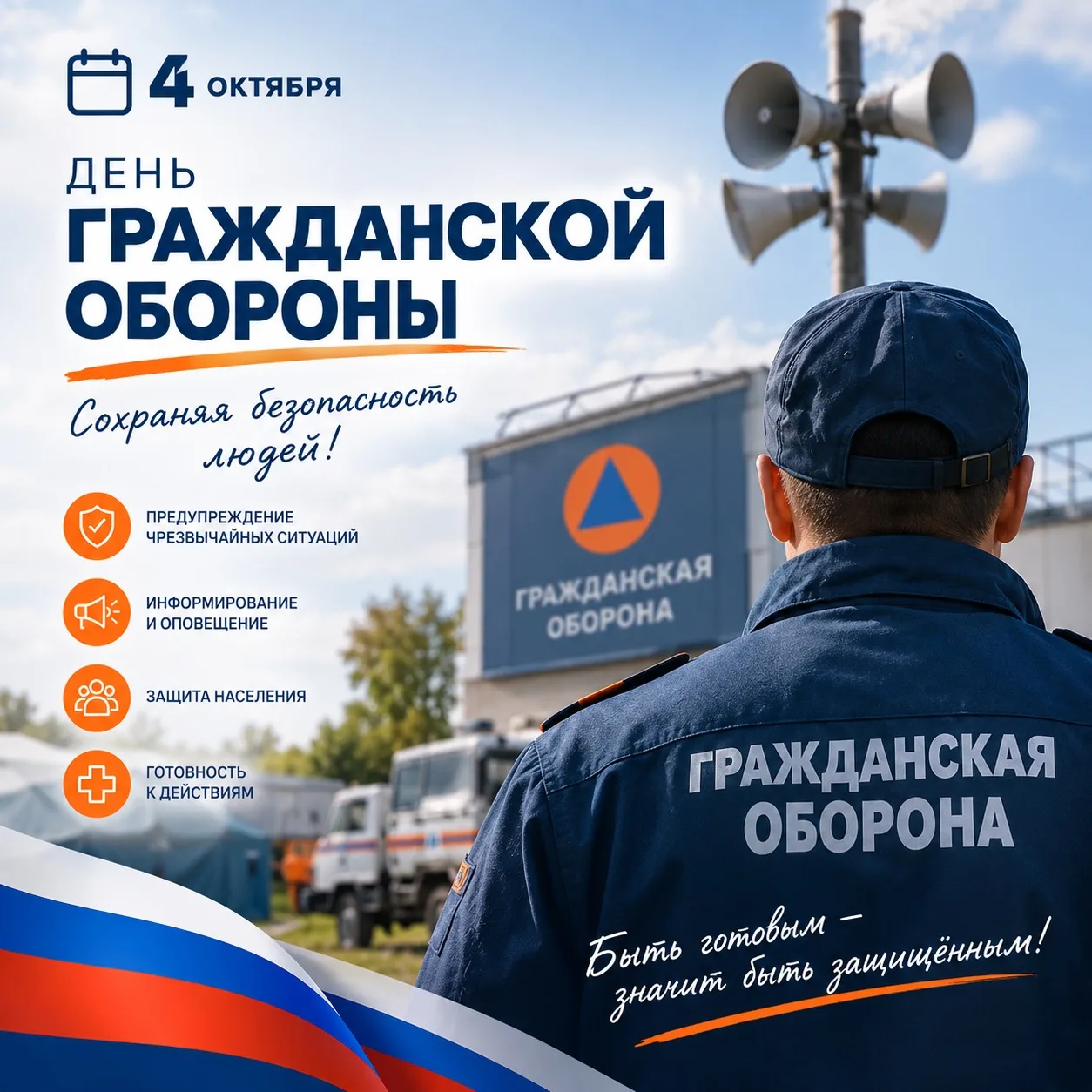 🇷🇺 4 октября — День гражданской обороны России!